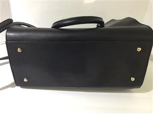 Calvin Klein Black Leather Shoulder Bag RN54163